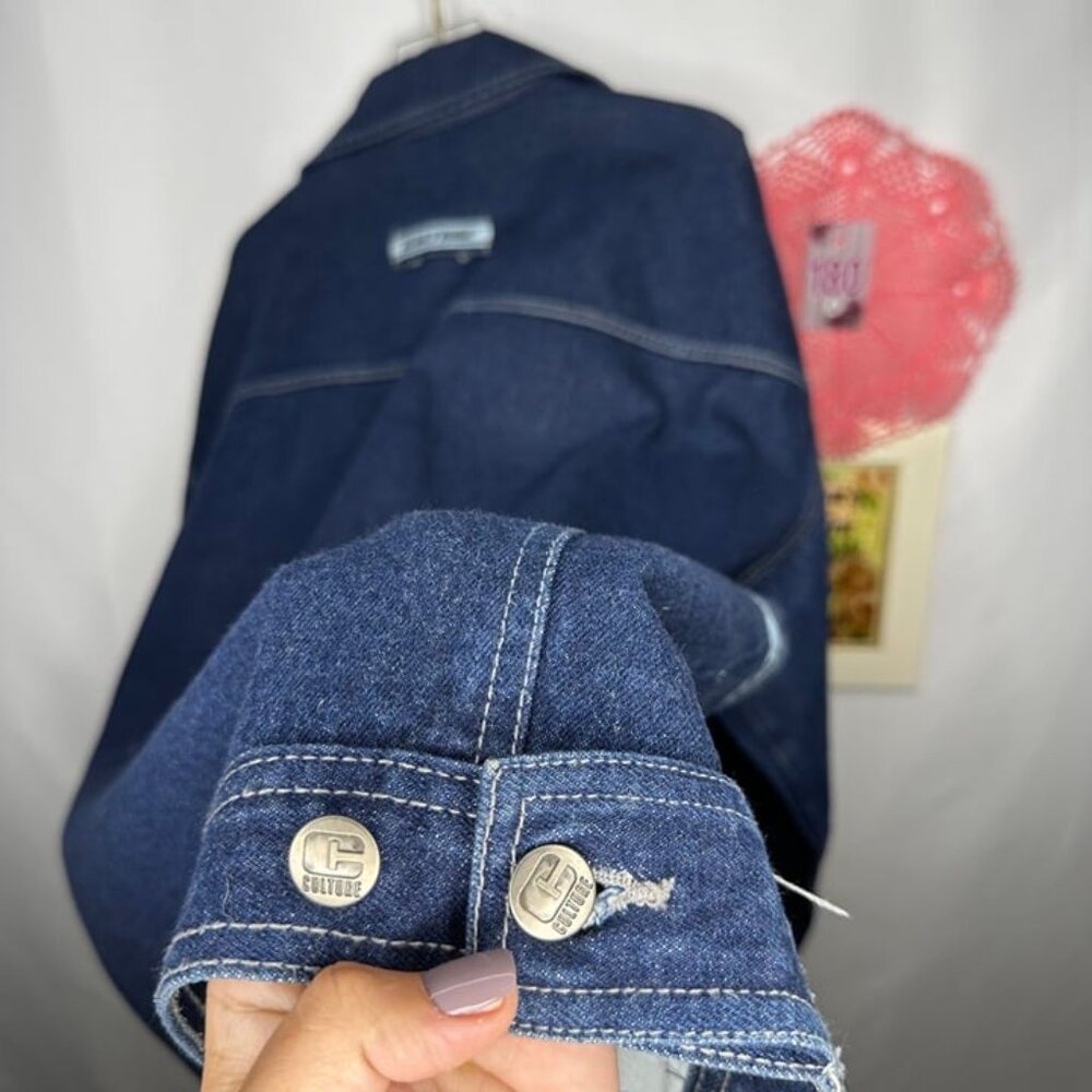 Vintage Culture Denim Jacket Jacket Size 3XL 100% Cotton - Picture 5 of 9